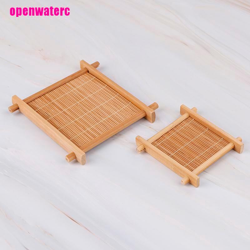 Đế Lót Cốc Trà Bằng Tre Tiện Dụng Cho Nhà Bếp