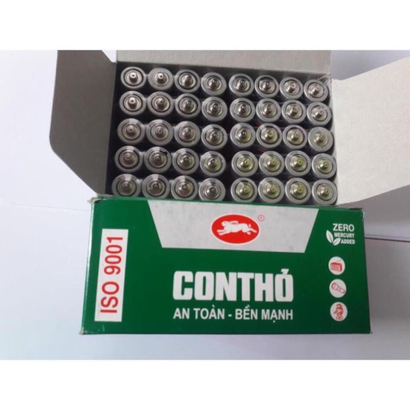 Vỉ 4 viên pin con thỏ AA, AAA 1,5V