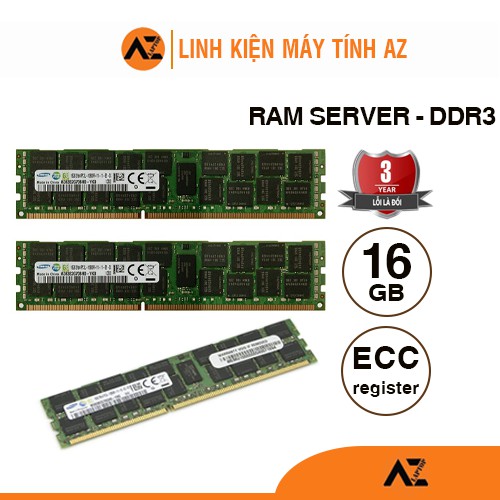 Ram Server DDR3 ECC register 16GB BUS 1333 chính hãng