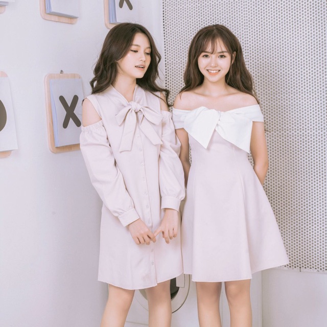 ĐẦM SƠ MI CỔ NƠ