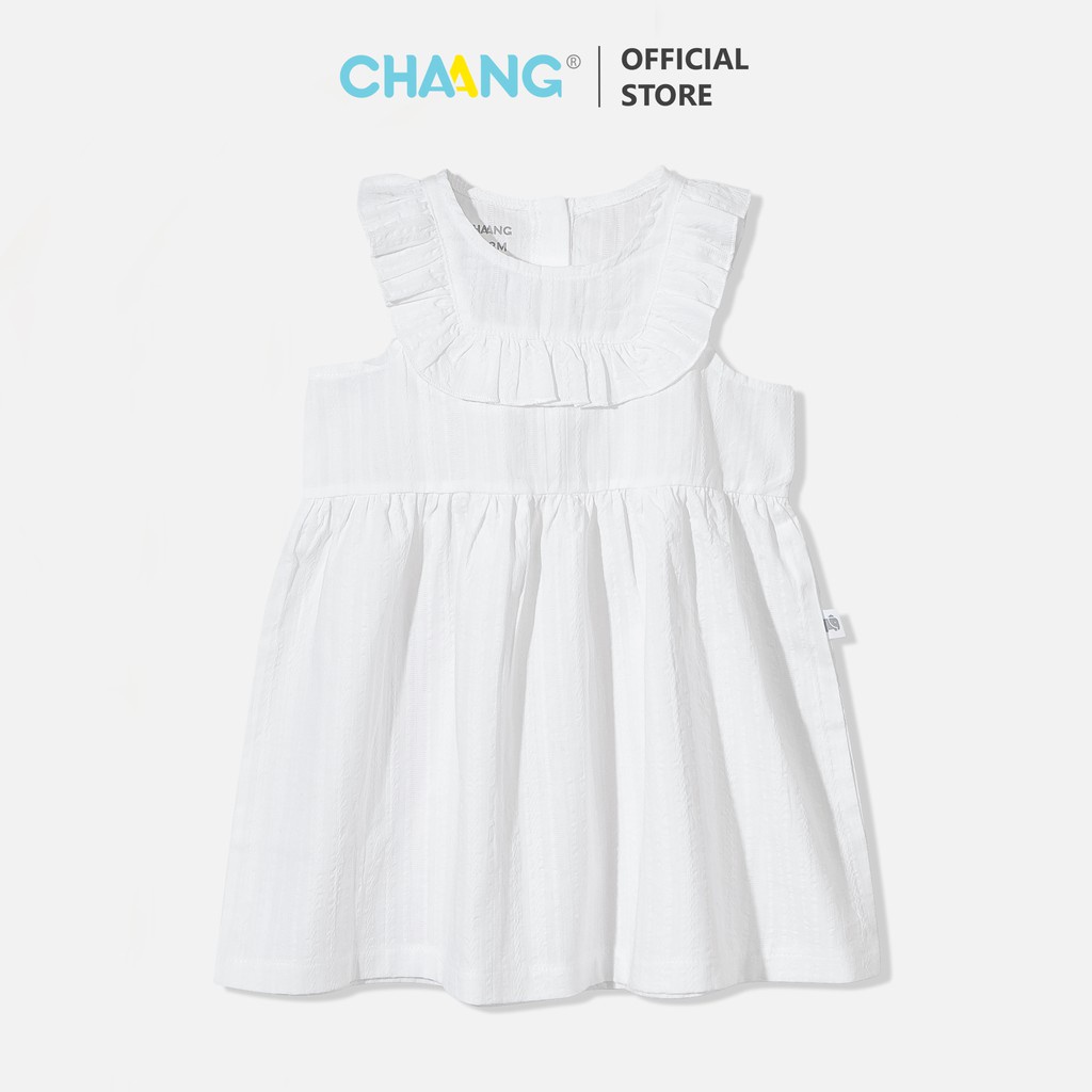 Váy cổ bèo CHAANG summer trắng