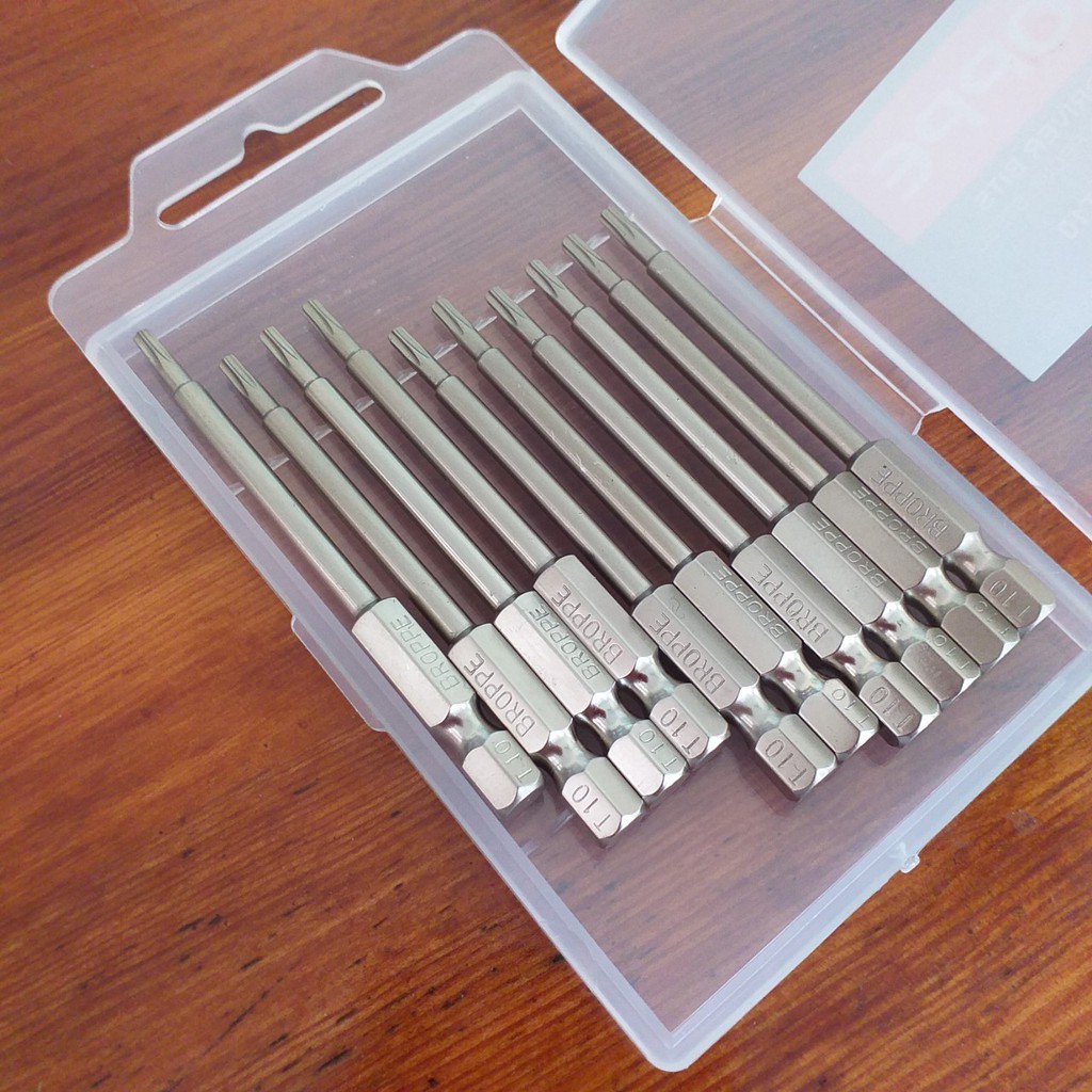 Mũi lục giác hoa thị T10 dài 75mm