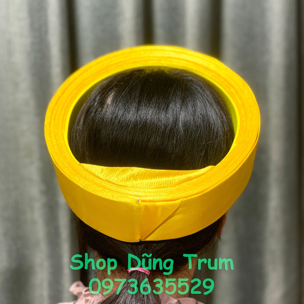 Khăn xếp quan, khăn đóng hầu giá, mấn đội đầu phụ kiện hầu đồng chụp ảnh cổ trang