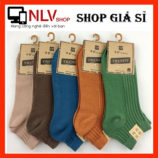 ☘️ Tất Vớ Sọc Nổi Cotton Dày Mịn Cao Cấp NLV1910