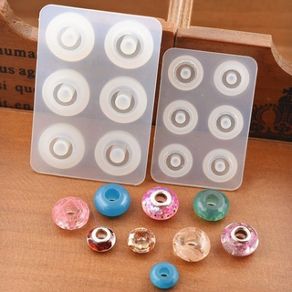 Khuôn resin hạt charm trơn 16mm