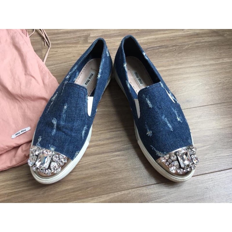 Giầy nữ hiệu miu miu size 37,5 auth