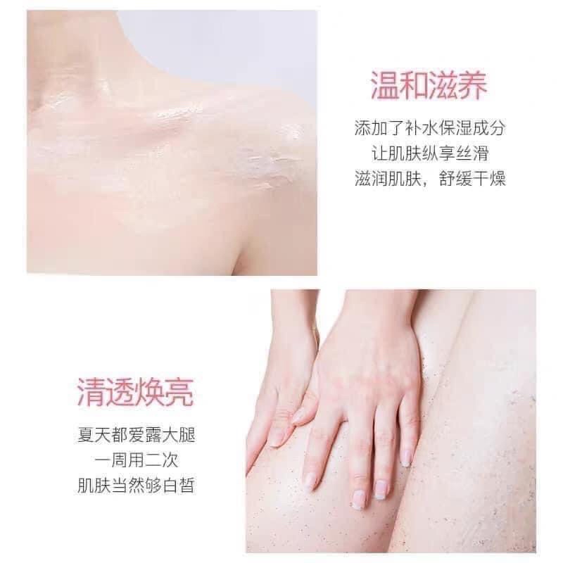 Tẩy da chết body đào heyxi hàng chuẩn nội địa