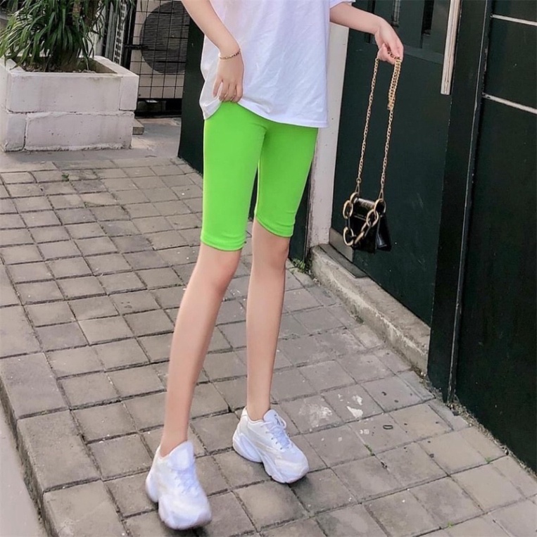 Quần legging ngố đủ màu chất cotton cao cấp, quần thun ôm nữ