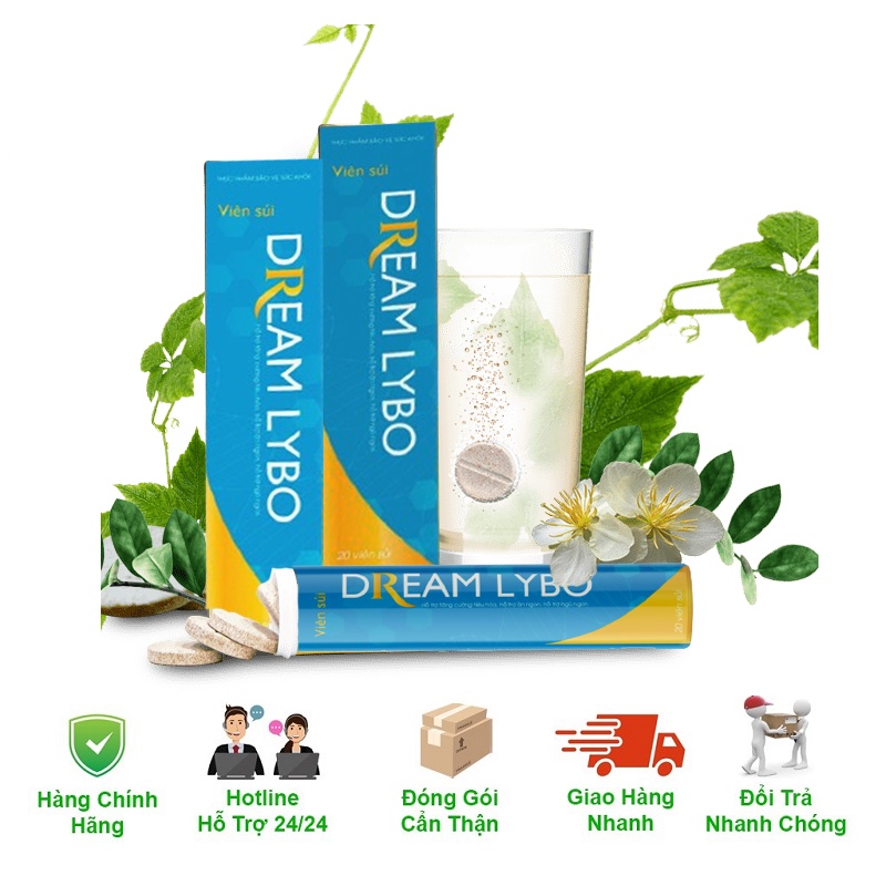 Viên Sủi Dream Lybo - Hỗ trợ tăng cân, ăn ngon, ngủ ngon, tăng cường sức đề kháng -  CH.