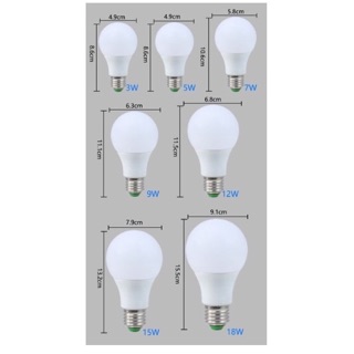 Đèn led 3W 5W đủ công suất ( bảo hành 12 tháng )