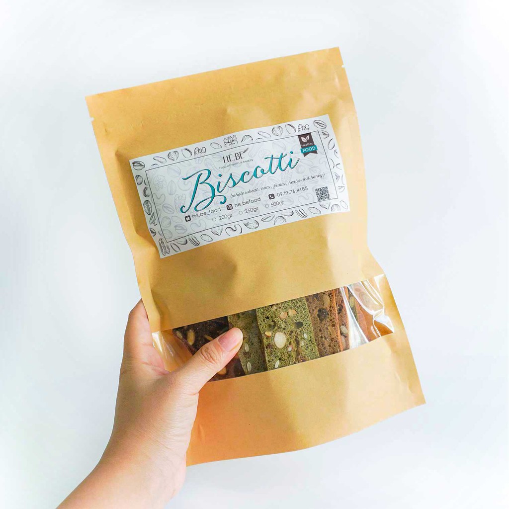 [Mã SKAMSALE06 giảm 10% tối đa 100K đơn 150K] BISCOTTI Nguyên Cám 3 VỊ by HeBe - Bánh Ngũ Cốc Nướng Ăn Kiêng Healthy | BigBuy360 - bigbuy360.vn