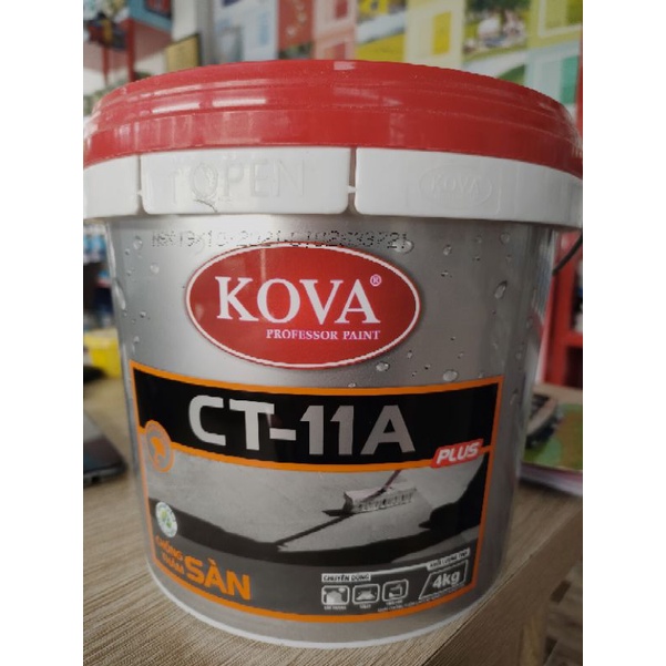 Chất chống thấm sàn bê tông hoặc vữa xi măng| CT11A KoVa 4KG