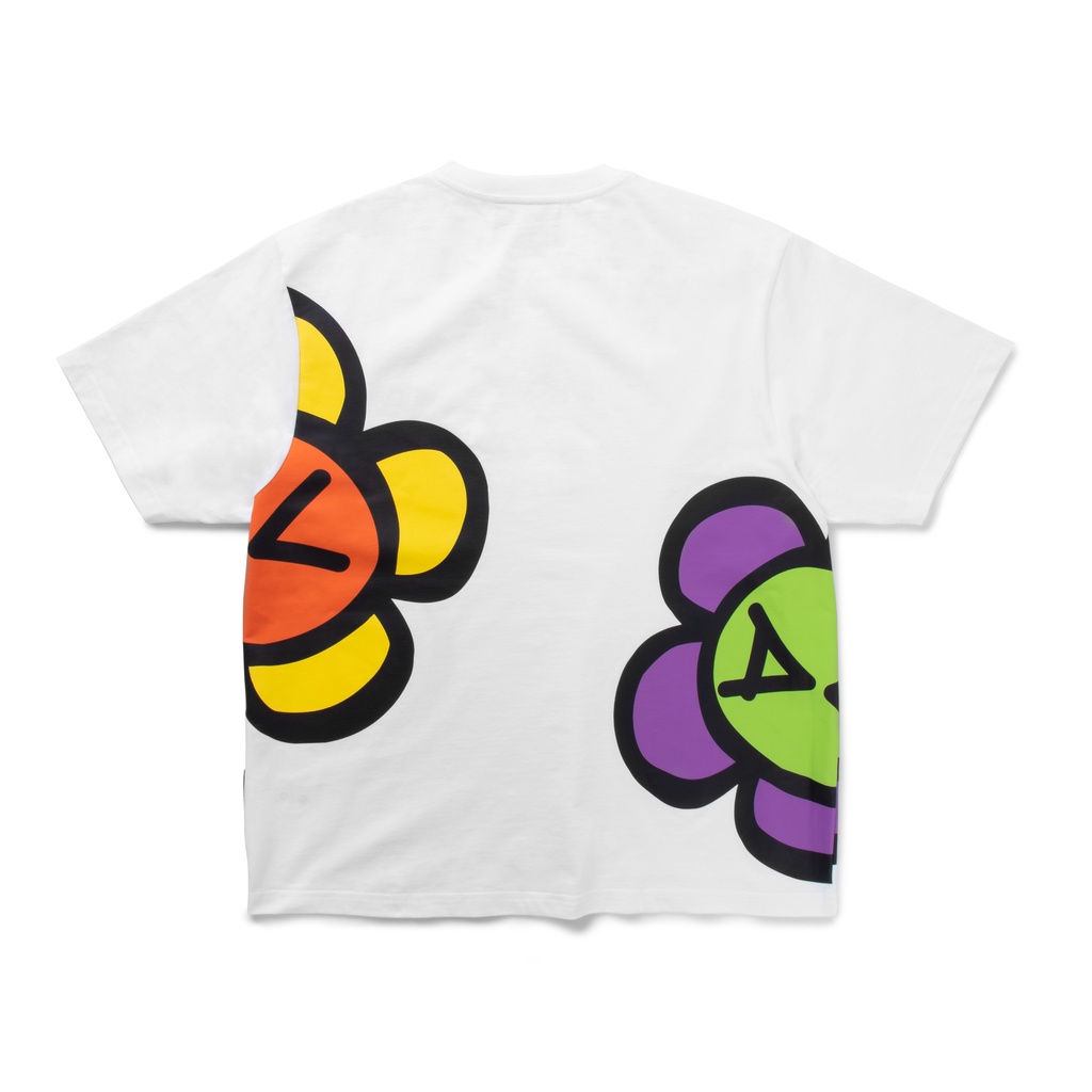 Áo Thun DirtyCoins Twin Flowers T-shirt - White