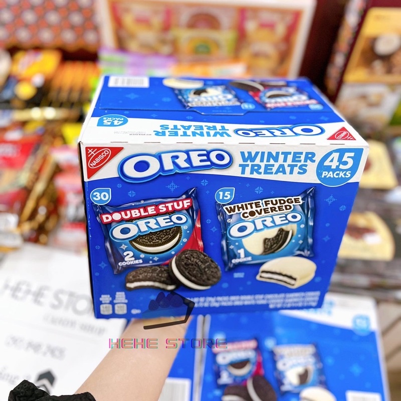 Oreo winter treats thùng 45 gói