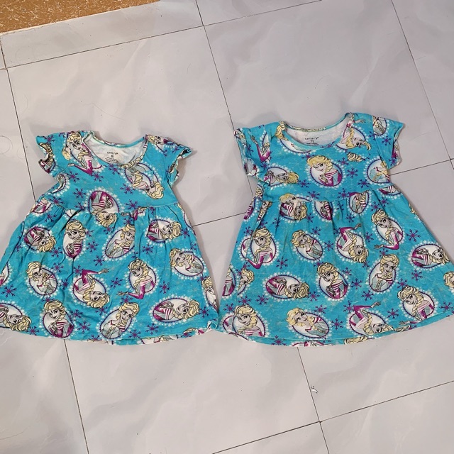 Thanh lý váy đầm bé gái hiệu carter va zara kid r size 6, 7 bé 3 đến 6 tuổi mặc đẹp used đã sử dụng