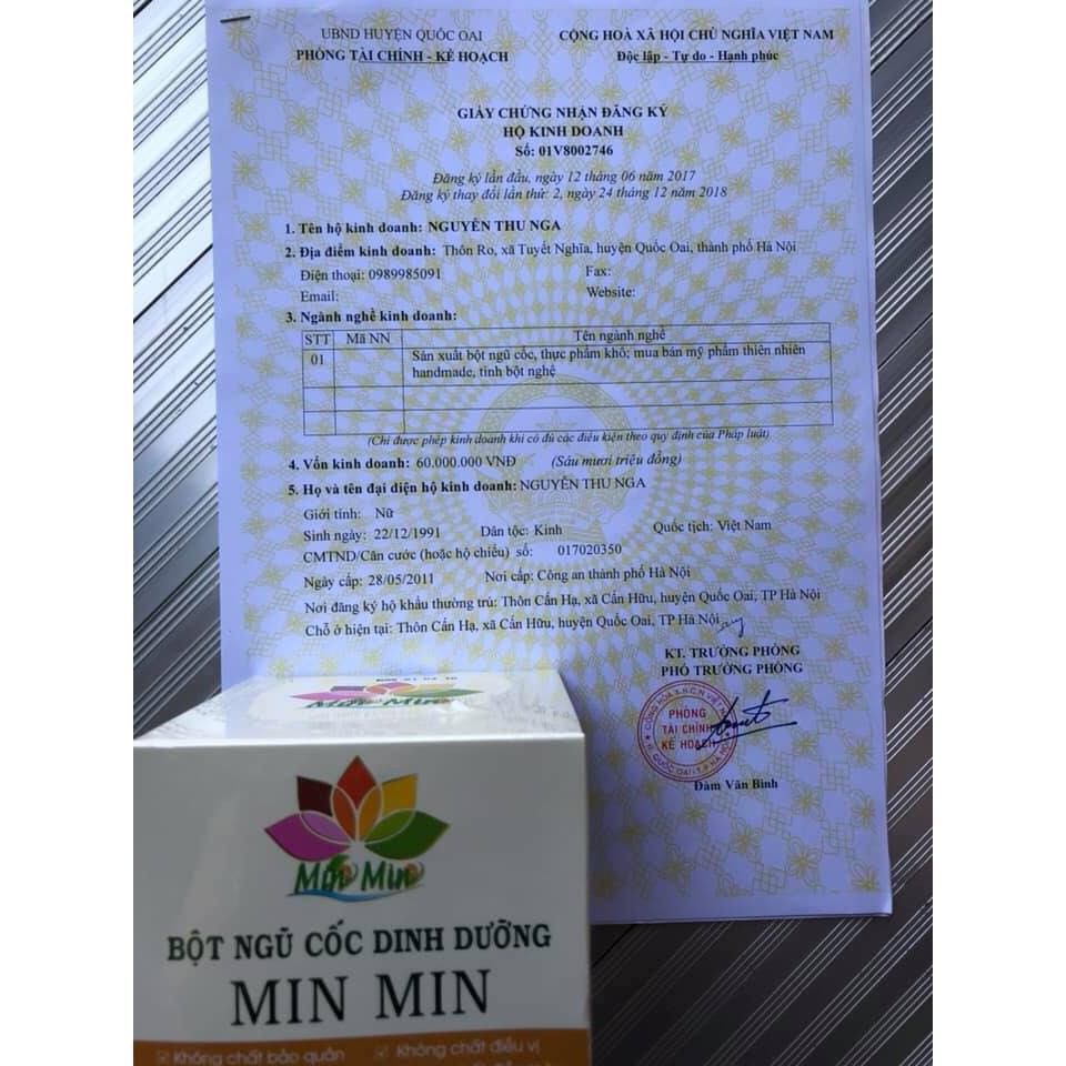 Ngũ cốc Min Min, ngũ cốc Min Min bầu lợi sữa từ 29 loại hạt, hộp 500g - Thiên Y Pharmacy