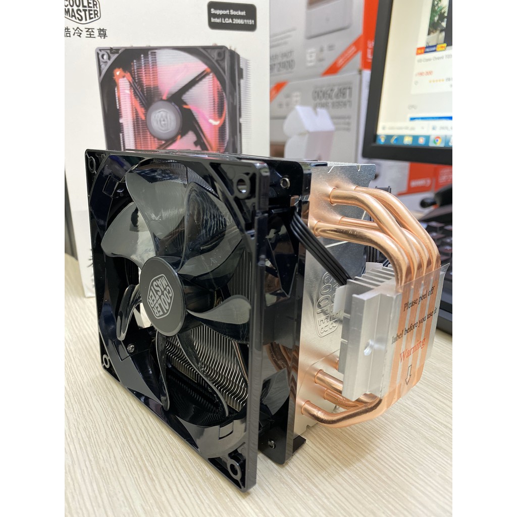 Quạt tản nhiệt CPU Cooler Master T400i - Red