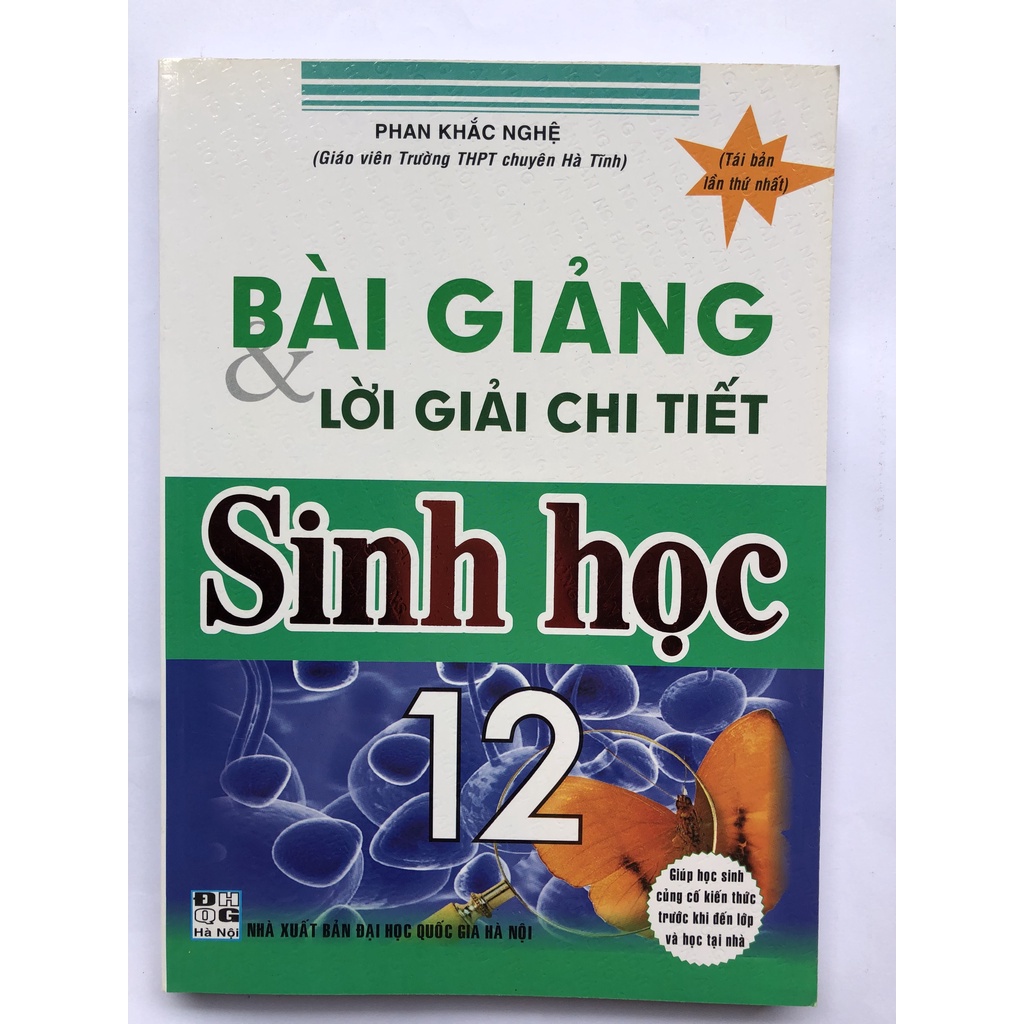 Sách - Bài giảng và lời giải chi tiết Sinh học 12 - Phan Khắc Nghệ