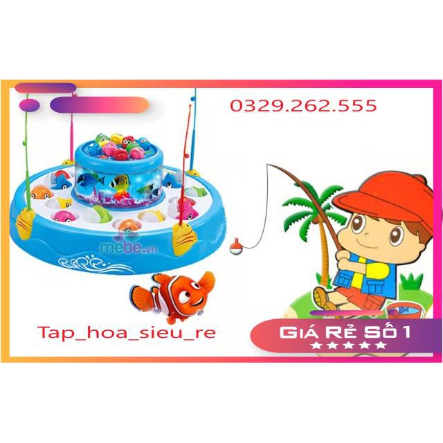 (Rẻ Vô địch) Bộ câu cá 2 tầng cho bé