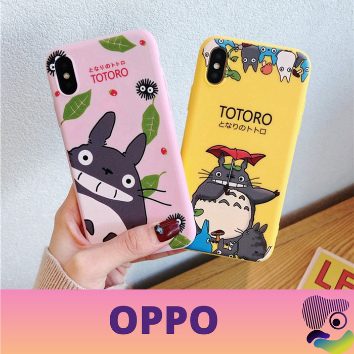 Ốp Điện Thoại Hình Totoro Cho Oppo A32 A33 A53 A37 A37F A37Fw A39 A57 A3S A52 A92