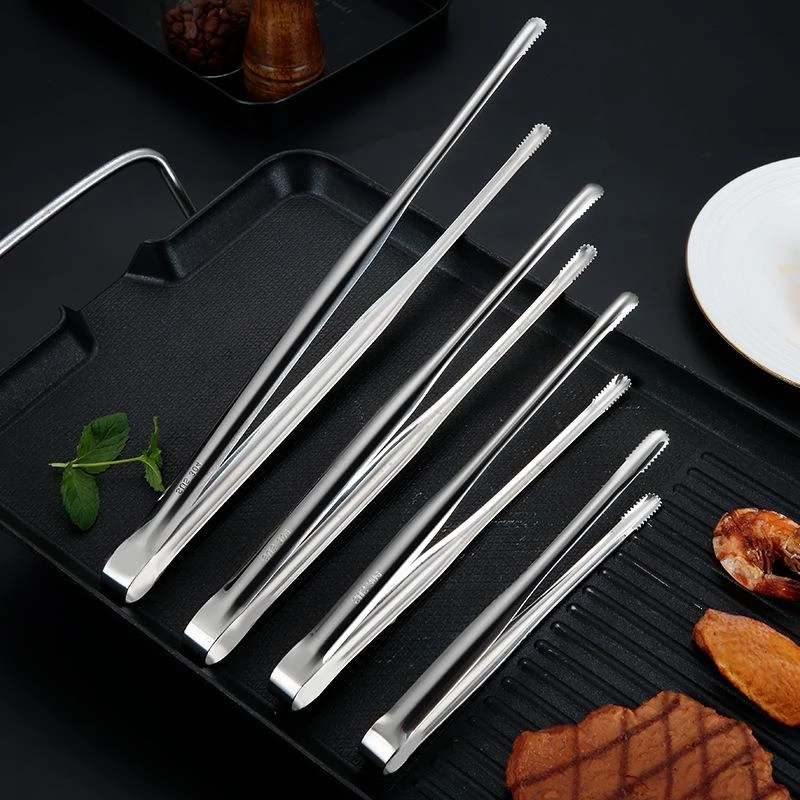 Kẹp gắp thức ăn bằng thép không gỉ chống bỏng tiện dụng cho nhà bếp
