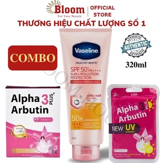 Sữa Dưỡng Thể Vaseline 50x SPF50+ PA++++ 320ml Chính Hãng Thái Lan
