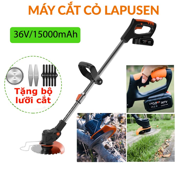 [TẶNG BỘ 8 LƯỠI CẮT] Máy cắt cỏ tỉa cành LAPUSEN - tiện dụng - đa năng - chất lượng cao - Bảo hành 12 tháng