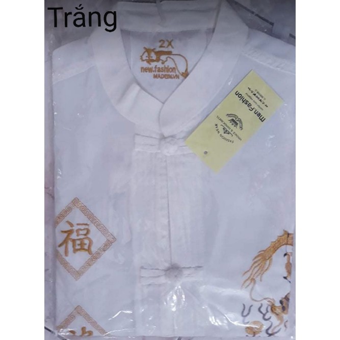 Áo Sơ Mi Nam Cổ Tàu Vải Đũi Trung Niên Chất Đũi Cao Cấp Dày Mềm Mịn Siêu Mát Size 50-90kg Hongphatstore604