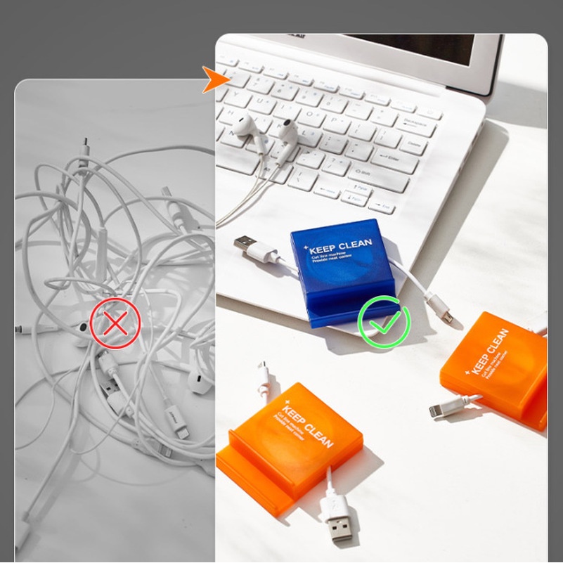 Hộp Quản Lý Dây Cáp Xoay Đa Năng Có Thể Tái Sử Dụng Phù Hợp Cho Nhà Và Văn Phòng