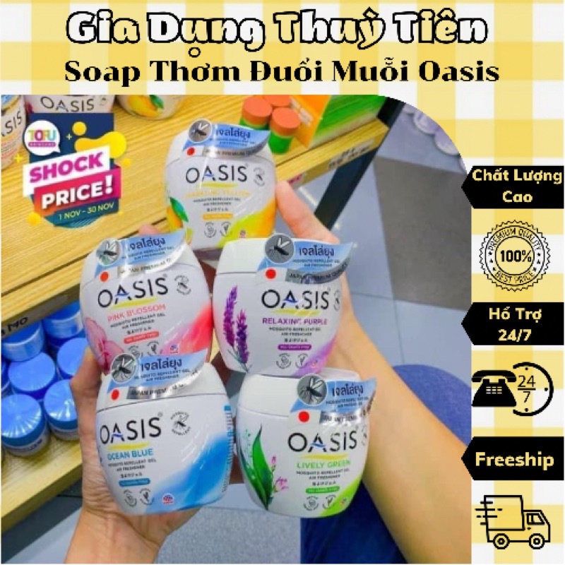 Sáp thơm đuổi muỗi oasis cực hiệu quả