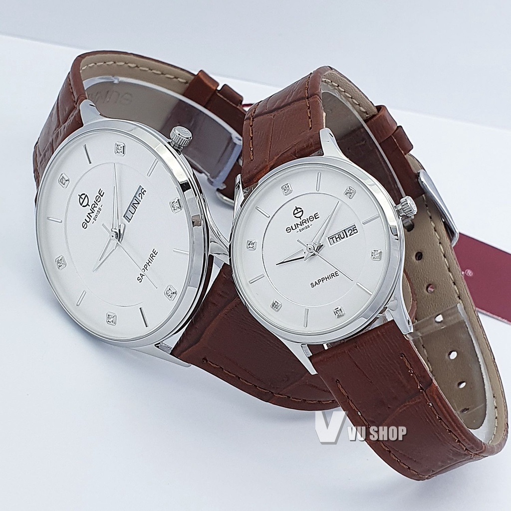 Đồng hồ đôi SUNRISE 1109PB Chính hãng