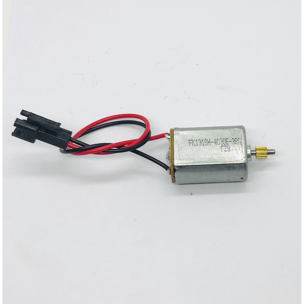 Motor mini 3.7V mã 131 FK131SH tốc độ cao 28000 RPM kèm bánh răng cáp nối bảng mạch chống nhiễu dùng cho xe điều khiển R