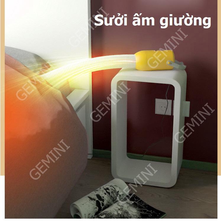 Máy Sấy quần áo máy sưởi ấm 2 in 1 nhà cửa chăn gối mini cầm tay thông minh tiện dụng đa chức năng mã RF168 Gemini Shop