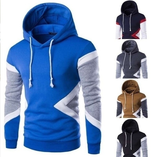 Áo Hoodie Thể Thao Phối Màu Cá Tính Theo Phong Cách Hip Hop