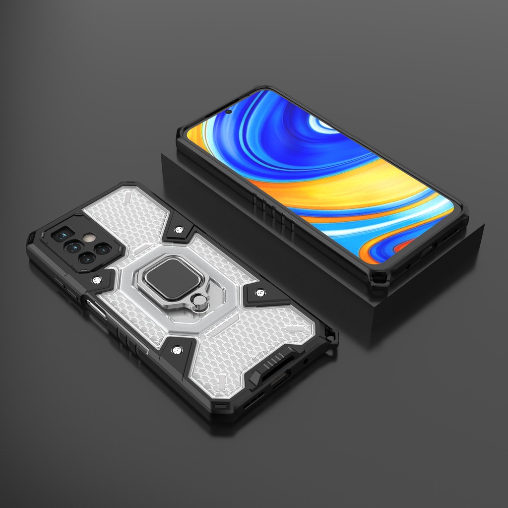Ốp lưng Xiaomi Mi 11T / Mi 11T Pro vân tổ Ong Iring không gian mới chống sốc giá đỡ xem phim cao cấp