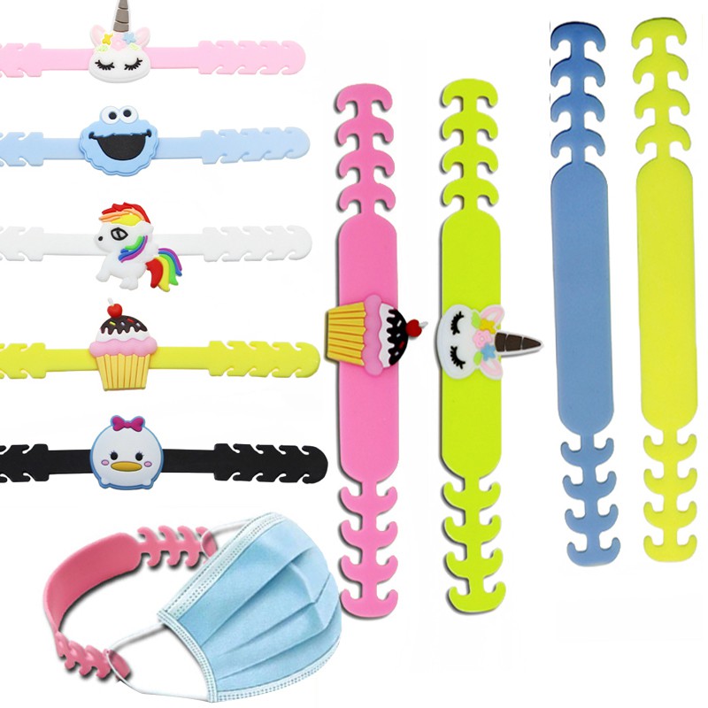 [Hàng mới về] Set 5 dây móc khẩu trang chống trượt có thể điều chỉnh thân thiện với môi trường