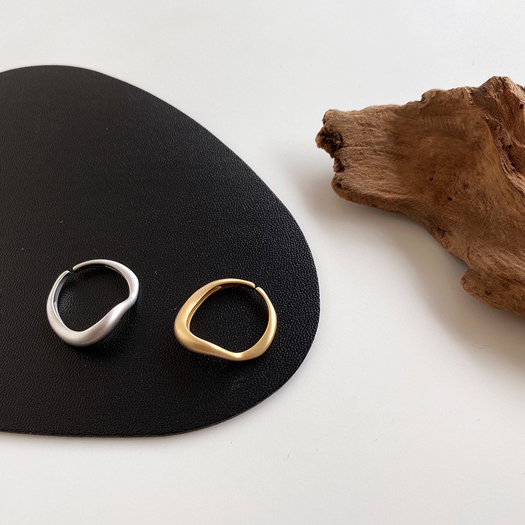 Nhẫn Bất Đối Xứng 191144Nhẫn Đeo Khớp Ngón Trỏ Dạng Mở Cá Tính Đơn Giản Cá Tính Có Thể Điều Chỉnh