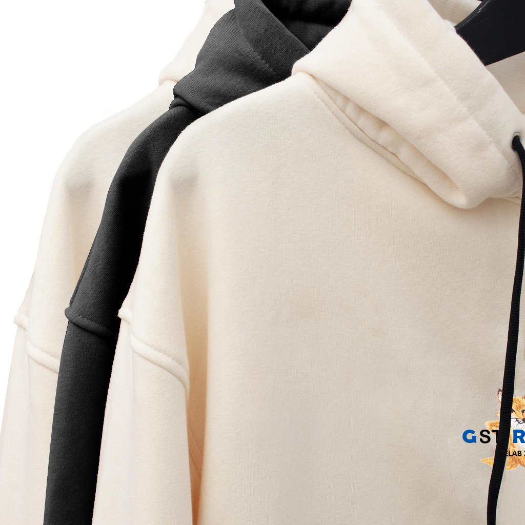 Hoodie GREEND Nỉ Bông Unisex Basic Local Brand Form rộng Red Fox HD03