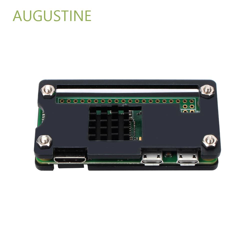 AUGUSTINE Durable Case Black Box Holder Cooler for Raspberry Pi Zero Aluminum Pi Zero W Acrylic Heat Sink/Multicolor