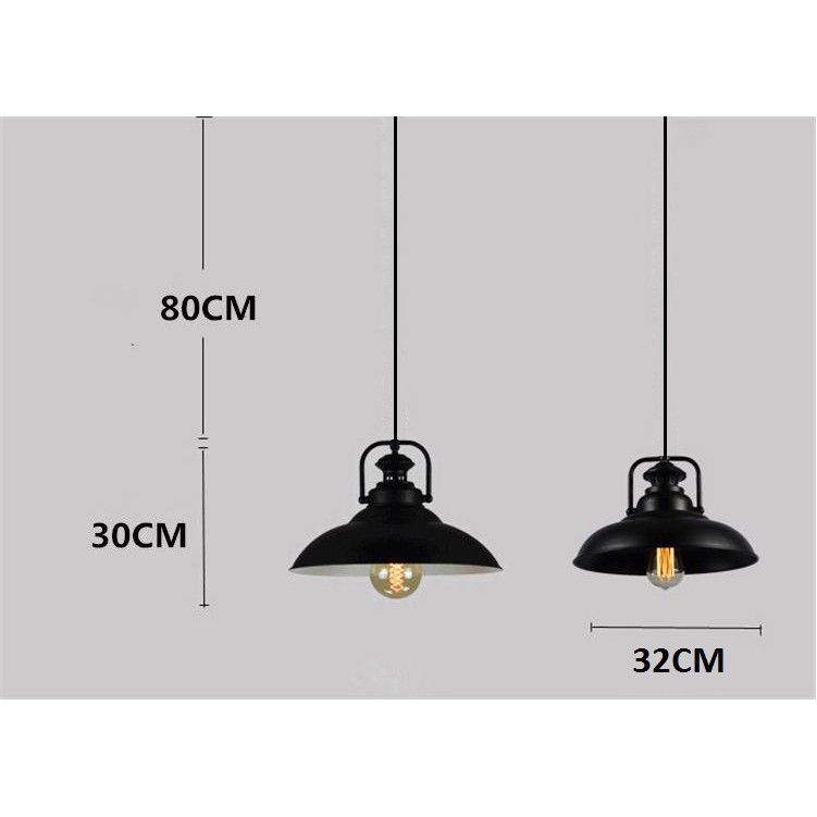 Đèn thả ROVABO cổ điển kiểu dáng độc đáo - kèm bóng Led chuyên dụng