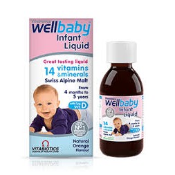 Vitamin tổng hợp Wellbaby cho bé 150ml [ Anh] date 2023