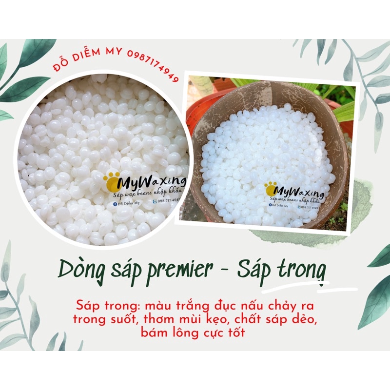 500g SÁP TRONG - WAX BEANS NHẬP KHẨU DÒNG PREMIER