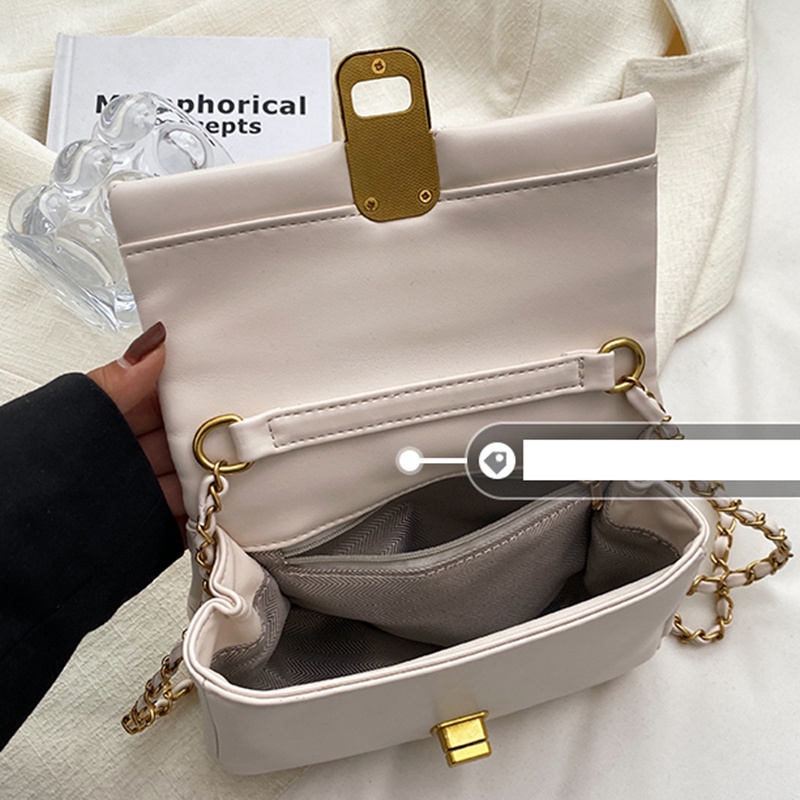 Túi Đeo Vai Hình Vuông Cỡ Nhỏ Họa Tiết Bóng Vàng Phong Cách Hàn Quốc Thời Trang Cho Nữ