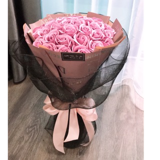 Bó hoa sáp 30 bông màu nude cực sang chảnh
