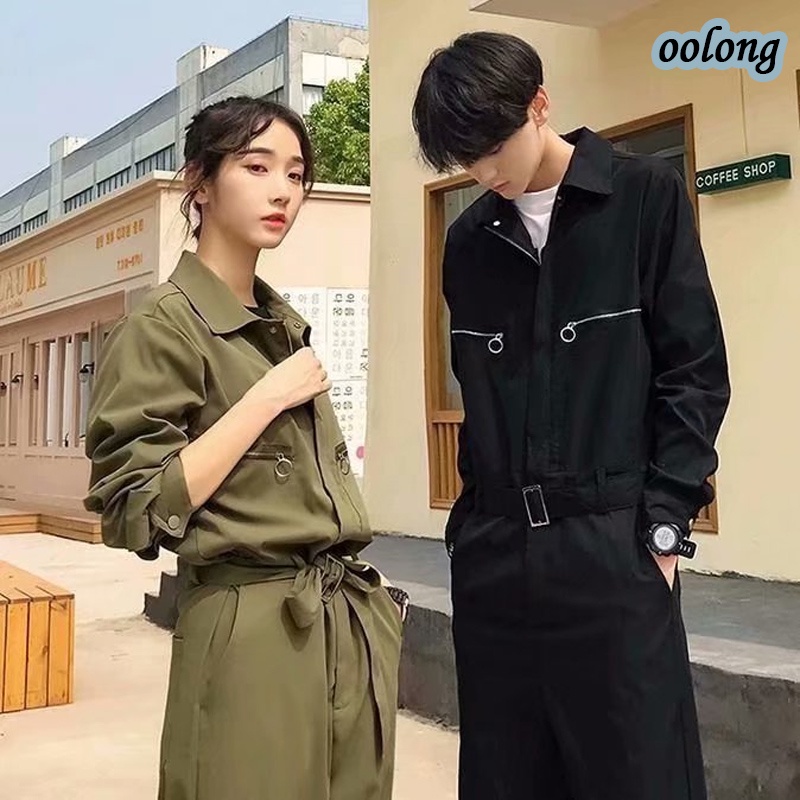 Bộ Áo Liền Quần Dài Tay Dáng Rộng Thời Trang Hàn Quốc 2023 Cho Nam