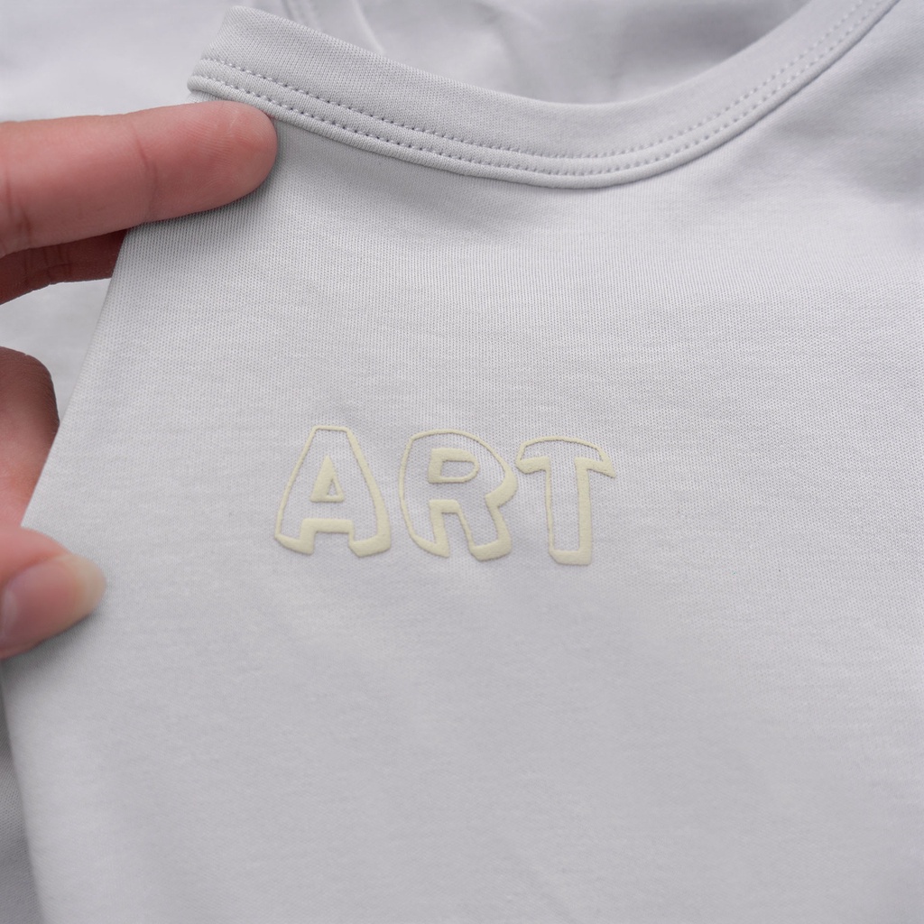 Áo Phông Cổ Tròn Cộc Tay Trơn Basic Chất Vải Co Dãn 4 Chiều Mềm Mại In Chữ ART Thời Trang MENCLOTHER | BigBuy360 - bigbuy360.vn