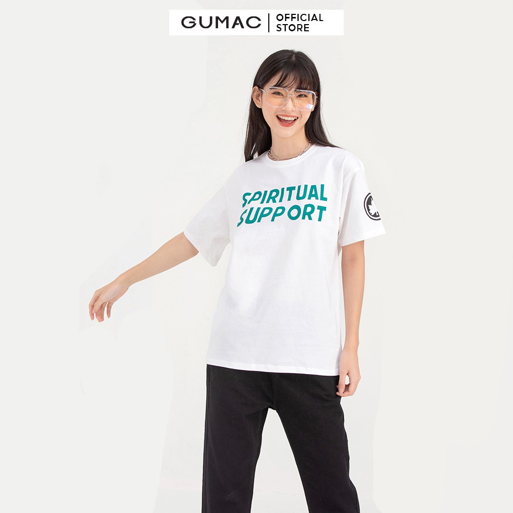 Quần jean nữ GUMAC dài lật lai QJB749