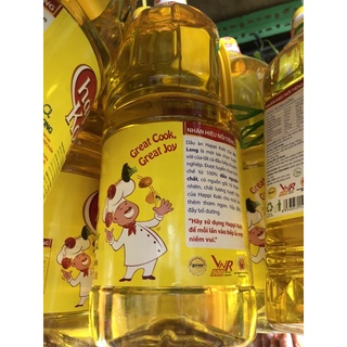 Dầu ăn thực vật Happi Koki, dầu 2 lít