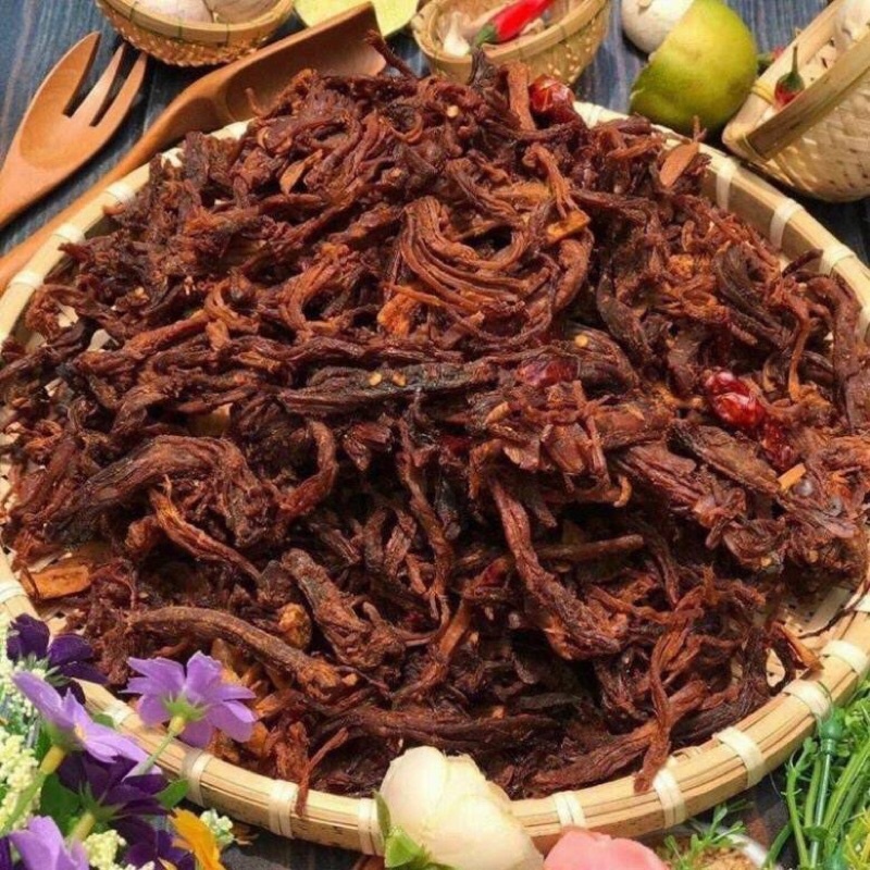 500g KHÔ HEO CHÁY TỎI  [đặc biệt cam kết rất ngon]