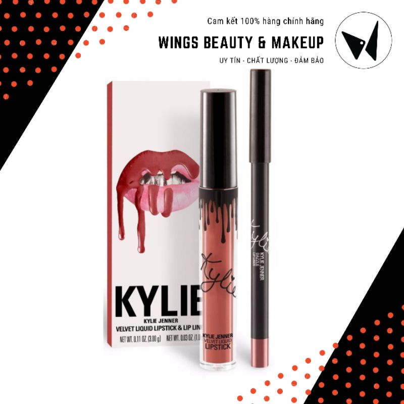 Kit son Kylie Matte Liquid Lipstick & Lip Liner